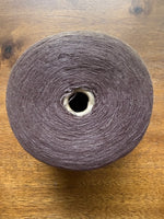 Load image into Gallery viewer, 100 Linen Cone Yarn - Deep espresso color cone yarn on wooden surface.