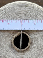 Load image into Gallery viewer, Consinee 70 Mercerized Wool 30 Cashmere · 2/26nm · Heathered Oatmeal · Cone Yarn