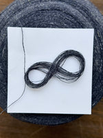 Load image into Gallery viewer, 100 Linen 2/26Nm Cone Yarn Heathered Indigo · China