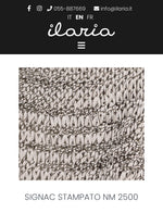 Load image into Gallery viewer, Ilaria Signac Textured Tape Cotton Yarn · 1/2.5nm White & Black · Irregular Pattern · Italy