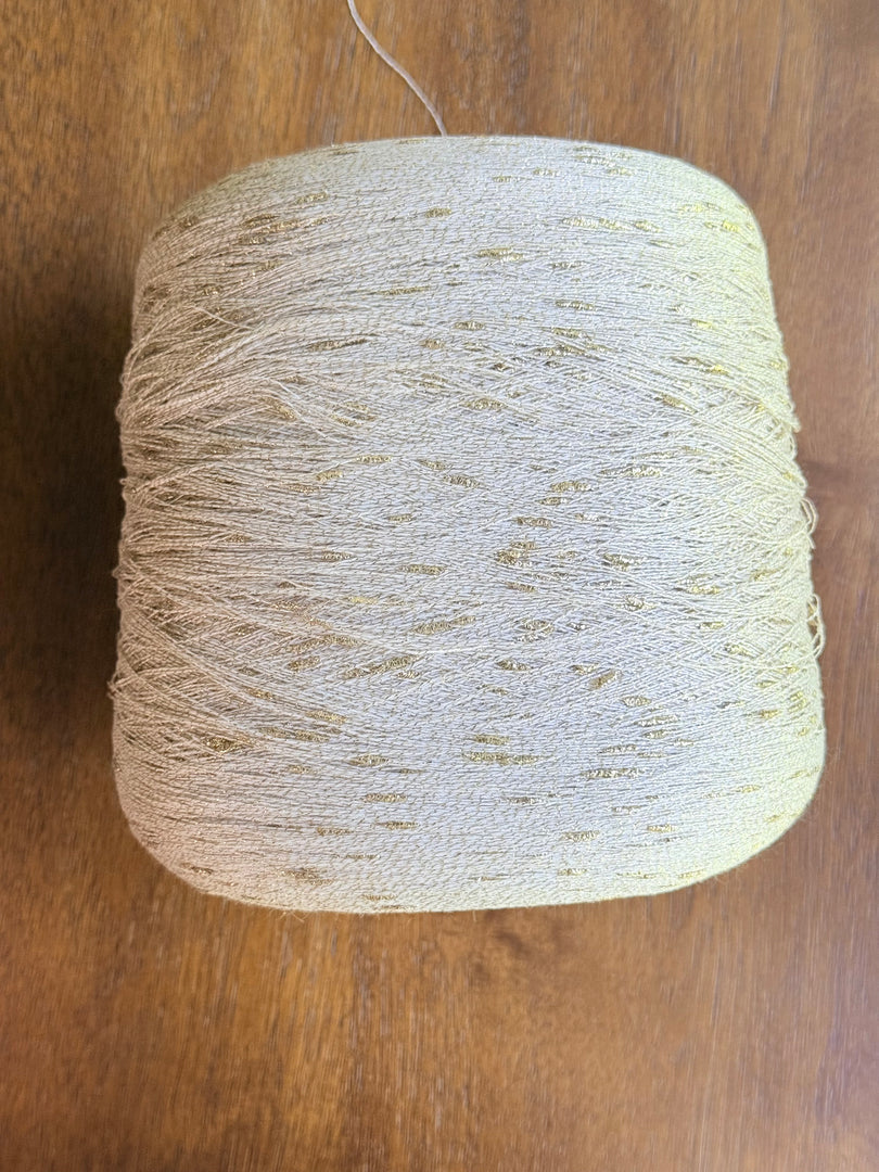 IIF LUMIA Sustainable Viscose Blend Slubby Metallic Cone Yarn