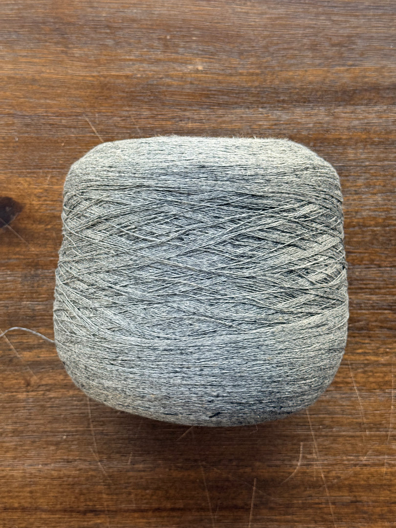 100 Linen 1/10Nm Cone Yarn · Melange Gray · China