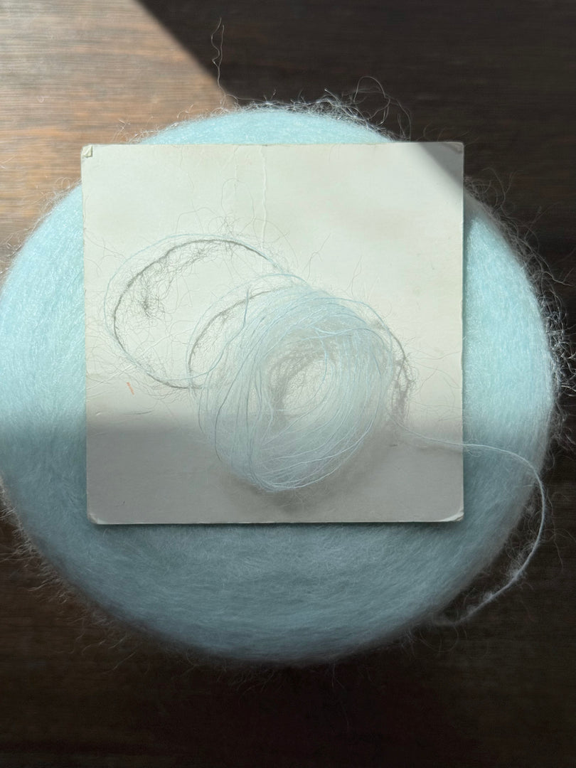 IGEA Astro Kid Mohair Wool Blend Brushed Yarn · Nm 10000 Cone