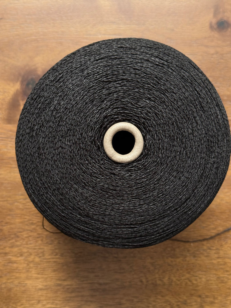 TAKIZEN NERO Washi Blend Cone Yarn · 1/7.3Nm · Japanese Washable Paper Yarn