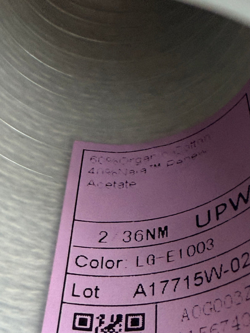 UPW Organic Cotton Naia™ Renew Acetate Blend Cone Yarn