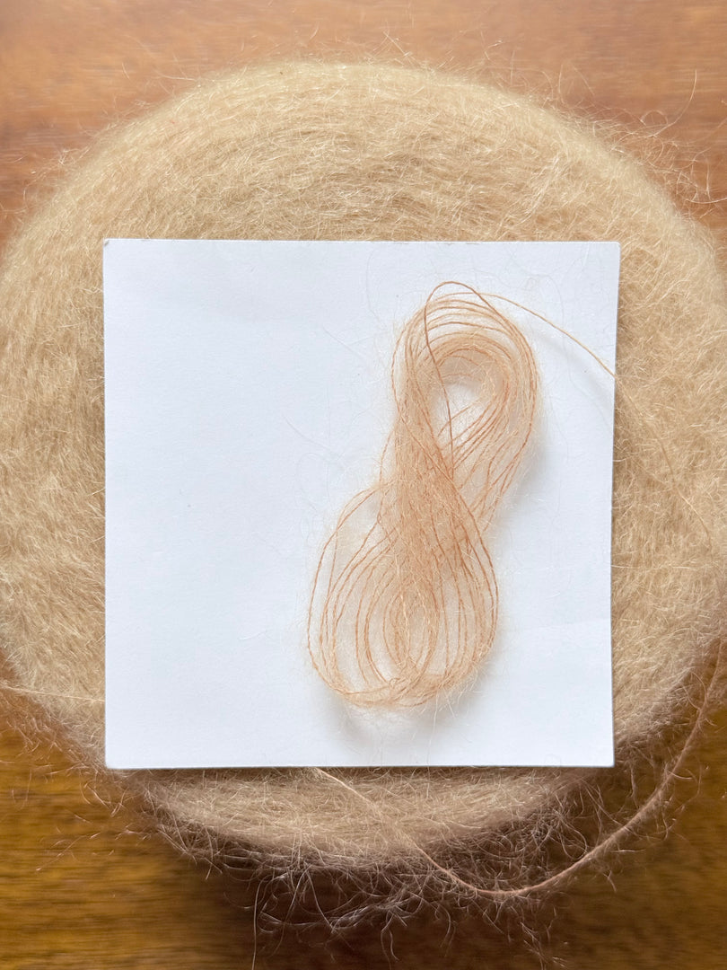 Ilaria Caleziano Cigno 50 Kid Mohair 20 Wool 30 Nylon Brushed Cone Yarn