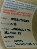 Load image into Gallery viewer, Zegna Baruffa Cashwool 100 Extrafine Merino Wool Cone Yarn