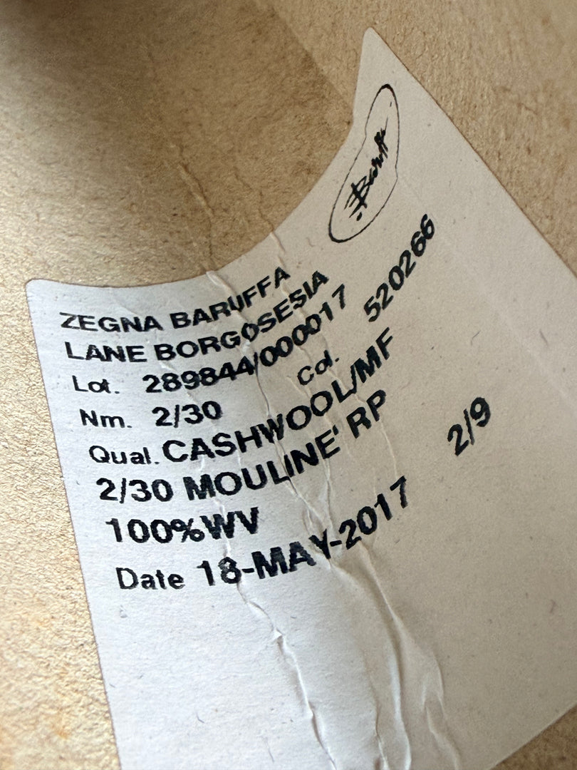 Zegna Cashwool 100 Extrafine Merino Wool Cone Yarn · 2/30Nm · Italy