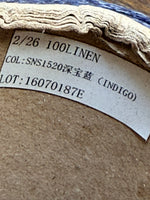 Load image into Gallery viewer, 100 Linen 2/26Nm Cone Yarn Heathered Indigo · China