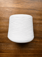 Tollegno Harmony 100 Extrafine Merino Wool Cone Yarn · 2/30Nm White · Italy