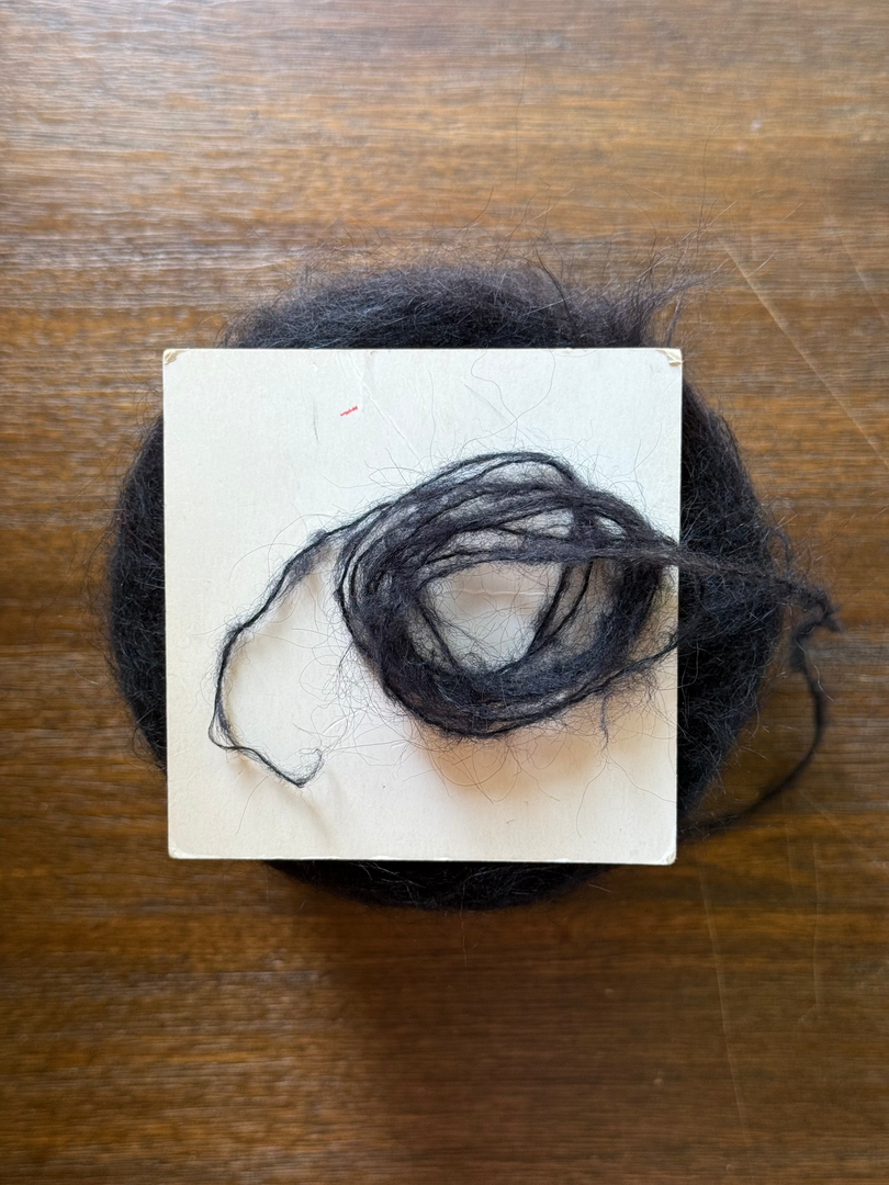 Wool Mohair Blend Brushed Yarn