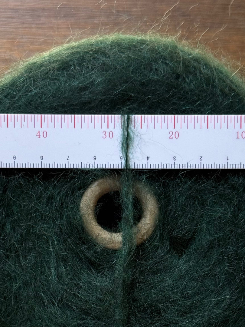 Wool Mohair Blend Brushed Yarn