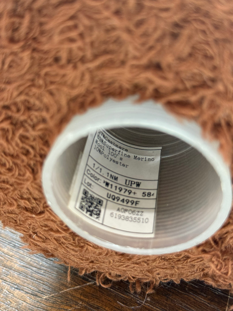 UPW luxury eyelash yarn cashmere wool blend 