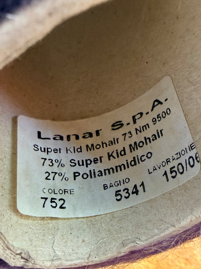 Lanar 73 Superkid Mohair 27 Polyamide Brushed Cone Yarn