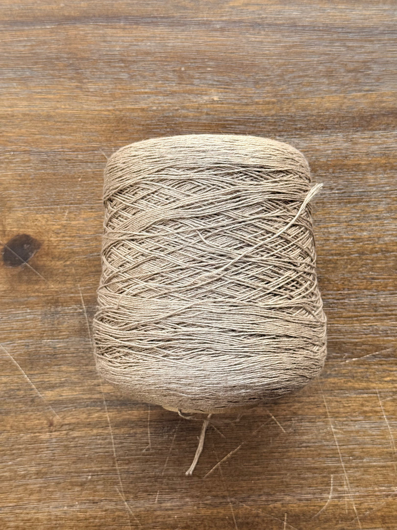 100 Linen 1/3Nm Cone Yarn · Mocha Brown · China