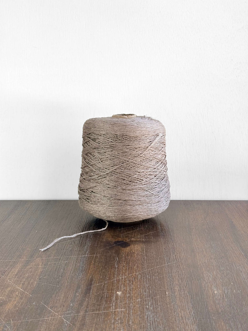 100 Linen 1/3Nm Cone Yarn · Mocha Brown · China