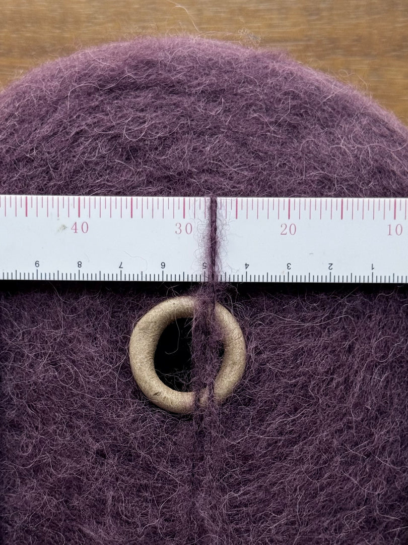 brushed wool alpaca blend yarn