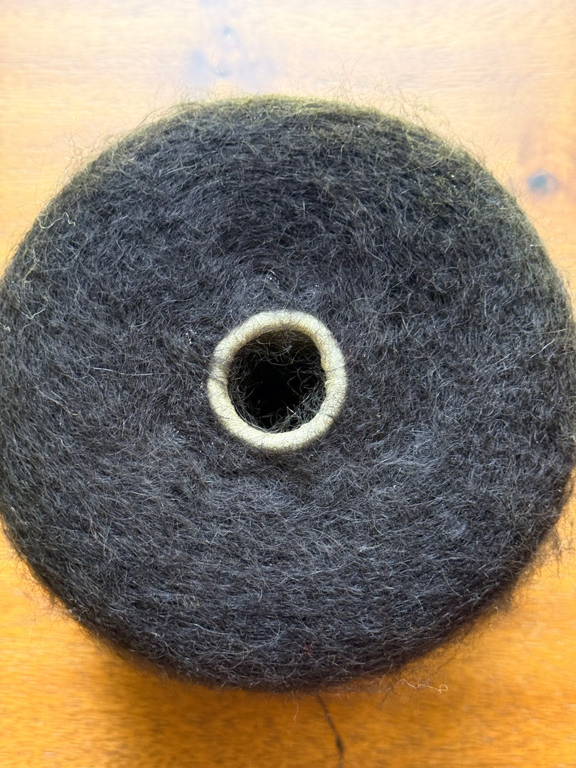 Ilaria EL-REY Mohair Blend Brushed Cone Yarn with Metallic Thread