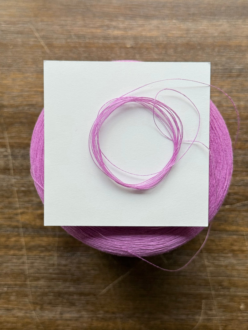 100 Mercerized Linen · 2/28Nm · Natural Sheen · Chinese Cone Yarn