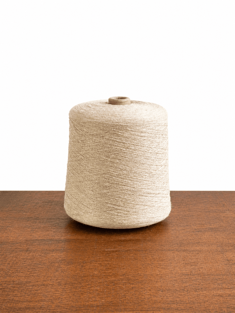 100 Linen 2/26Nm Cone Yarn Melange Beige · Japan