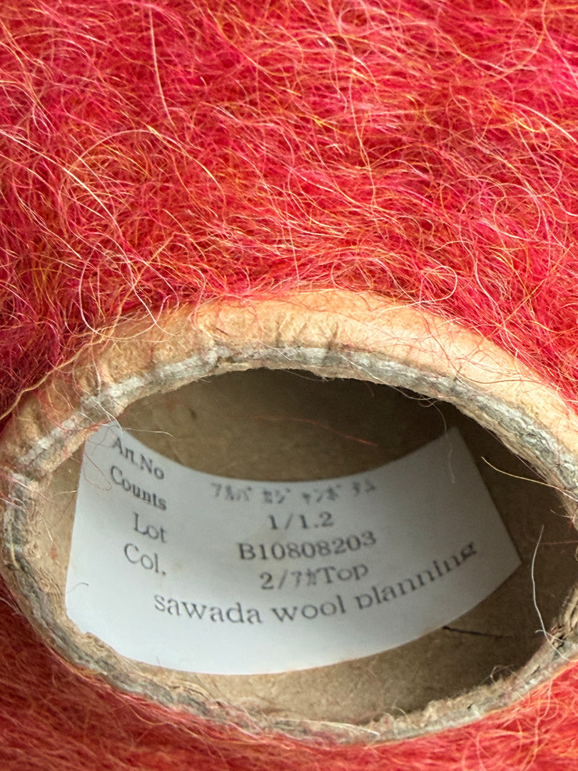SAWADA Suri Alpaca Wool Blend Brushed Bouclé Cone Yarn