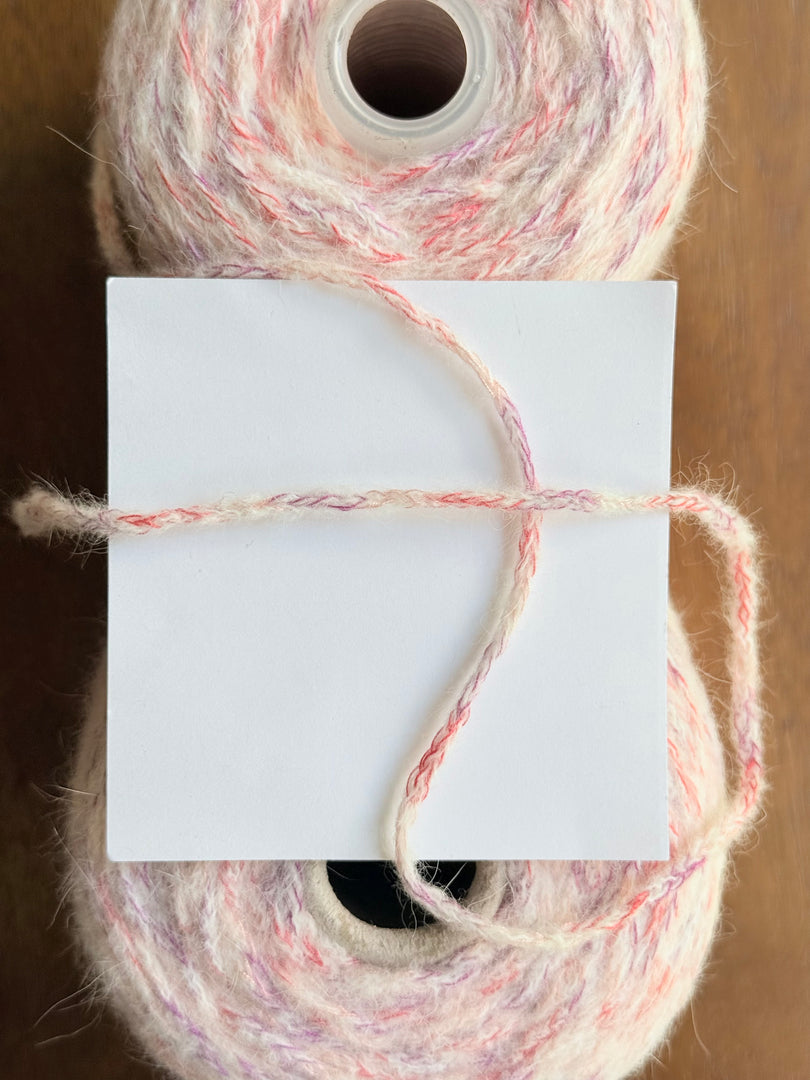 34 Wool 34 Alpaca 20 Cotton Space-Dyed Chainette Fancy Yarn