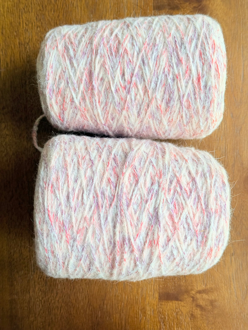 34 Wool 34 Alpaca 20 Cotton Space-Dyed Chainette Fancy Yarn