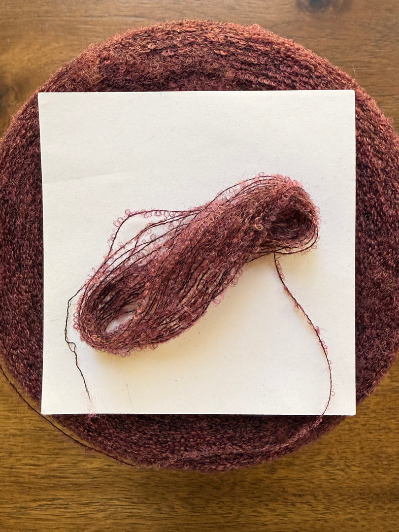 Zegna Baruffa Mousse 70 Wool 30 Polyamide Bouclé Cone Yarn