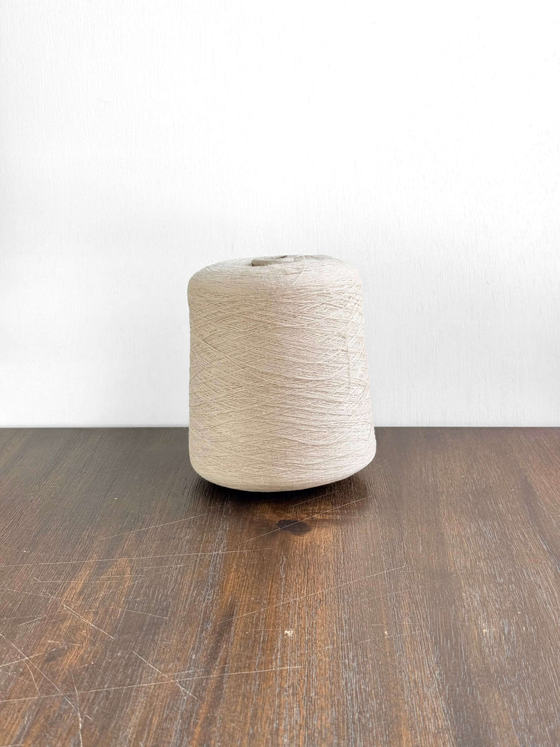 100 Linen 2/24Nm Cone Yarn Beige