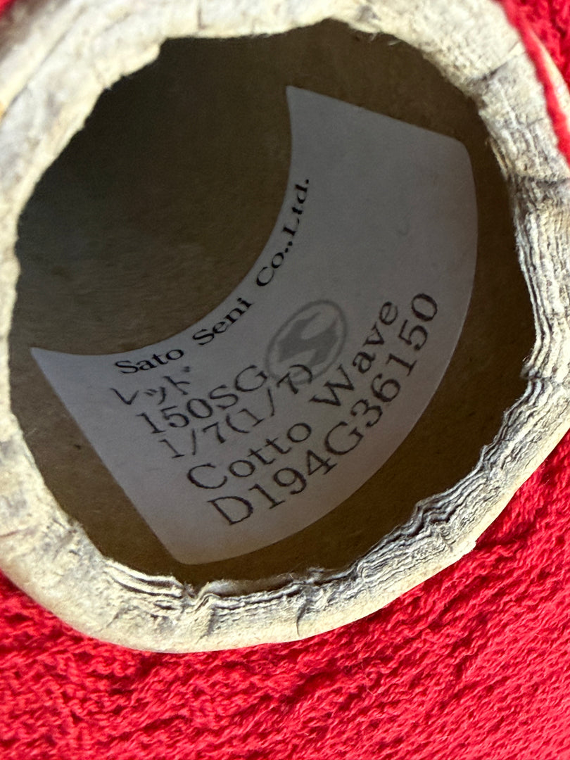 Sato Seni Wave 100 Cotton Cone Yarn · 1/7nm · Japan