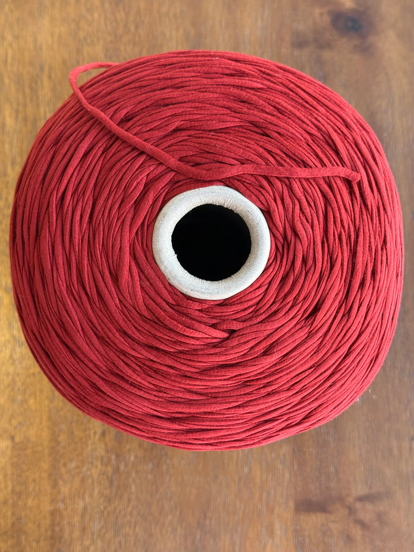 Lineapiù Sfera 100 Mercerized Makò Cotton Tape Cone Yarn · 1/1.2Nm · Italy