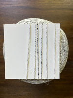Load image into Gallery viewer, Ilaria Signac Textured Tape Cotton Yarn · 1/2.5nm White &amp; Black · Irregular Pattern · Italy
