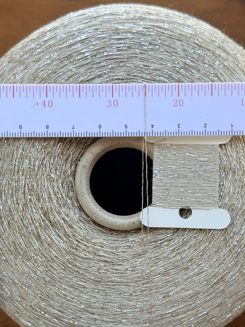 Olivo Sarilux Viscose Blend Metallic Carry-along Cone Yarn