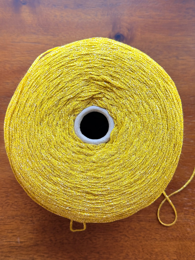 Olivo Brillo Viscose Blend Metallic Tape Cone Yarn