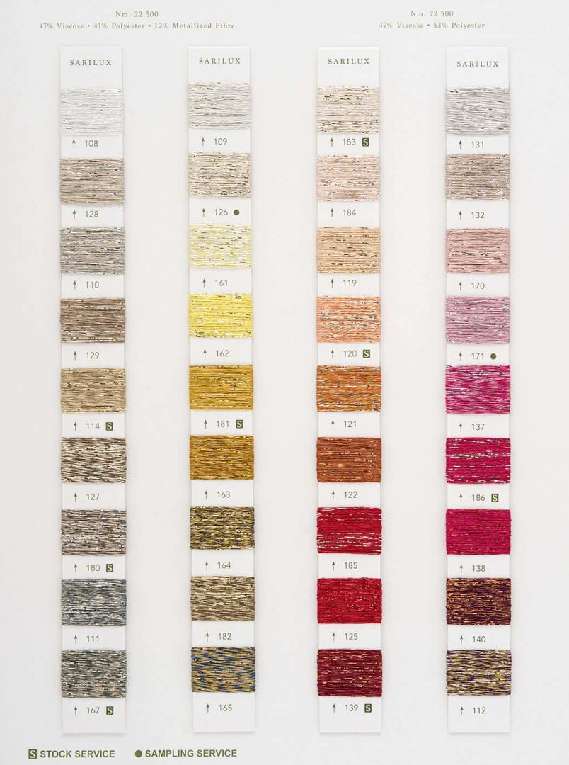 Olivo Sarilux Viscose Blend Metallic Carry-along Cone Yarn