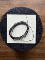 Load image into Gallery viewer, 95% Linen 5% Silk Neps 2/9.5nm Cone Yarn · Cracked Cone
